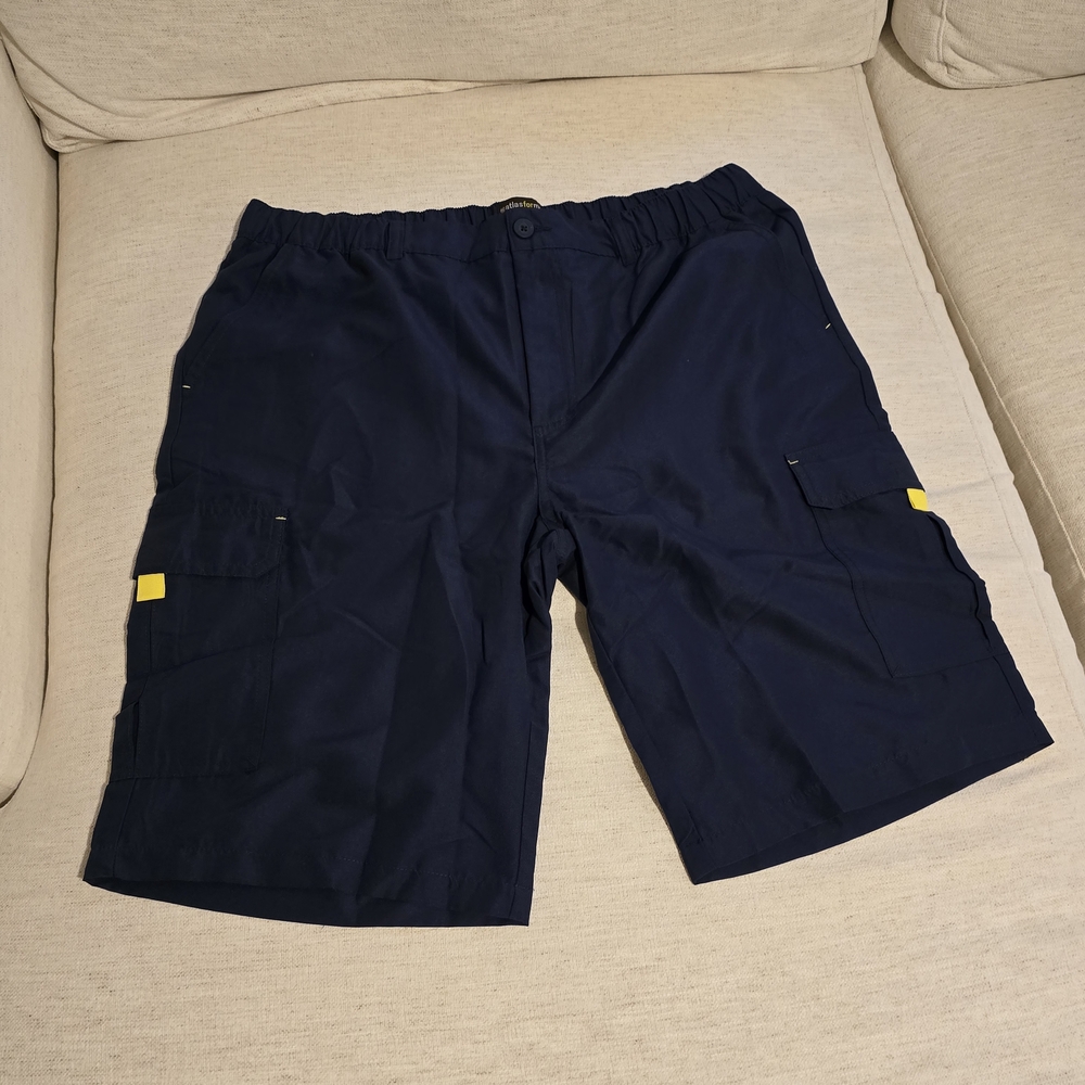 Men's Microfibre Cargo Shorts - Navy